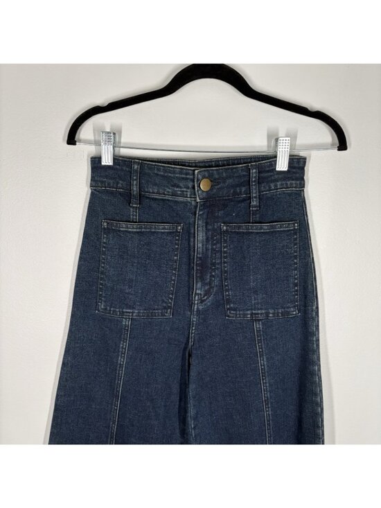 Show Me Your Mumu Women 26 Thunder Wash High Rise Ashbury Wide Leg Jeans NWT - Picture 4 of 9